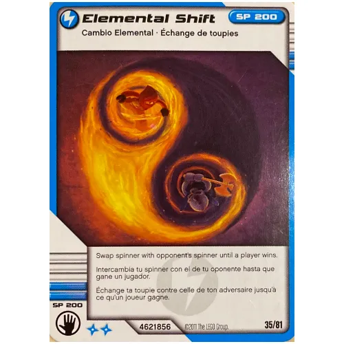 Trading Card, Ninjago Deck #1: 35 - Elemental Shift - North American Version