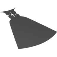Large Figure Cape, Pointed Collar with Black Back (Zurg)