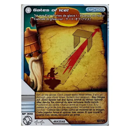 Trading Card, Ninjago Deck #2: 107 - Gates of Ice! - North American Version