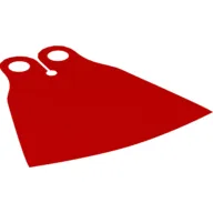 Neckwear Cape, Extended with Black Back