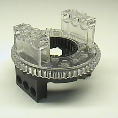 Technic Turntable Large Type 1, 56 Tooth with Trans-Clear Top [Complete Assembly]