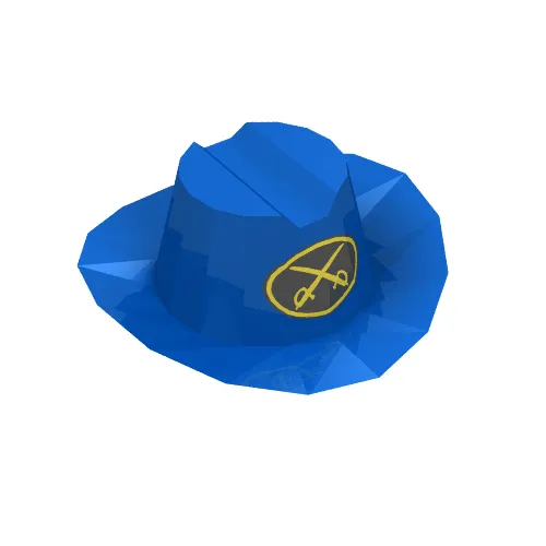 Hat Cowboy with Cavalry Logo Print