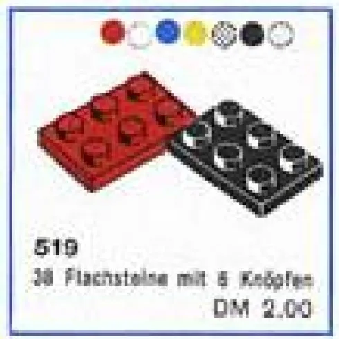 2 x 3 Plates (cardboard box version)