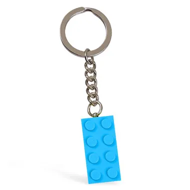 Light Blue Brick Key Chain