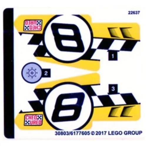 Sticker Sheet for Set 42058-1