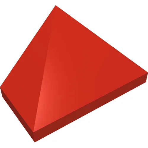 Slope 45° 2 x 1 Triple with Hollow Underside