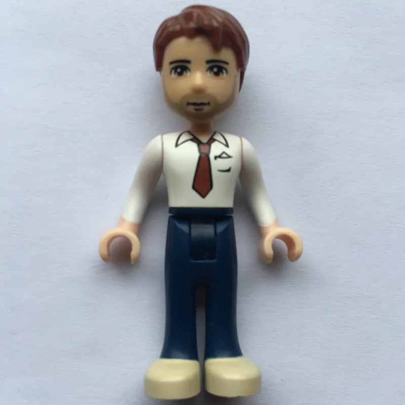 Peter - White Shirt, Blue Trousers