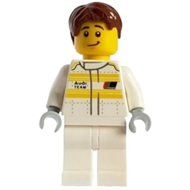Race Driver, Audi, White Torso, White Legs, Reddish Brown Hair