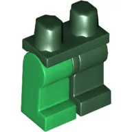 Hips and Dark Green Left Leg, Green Right Leg