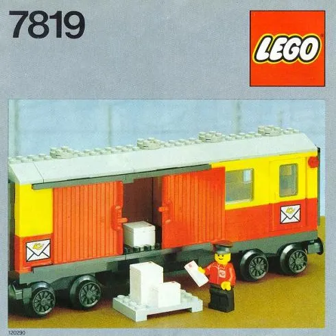 Postal Container Wagon Covered