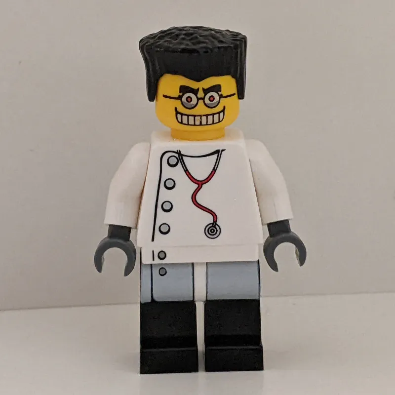 Mad Scientist, Dark Bluish Gray Hands