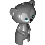 Animal, Bear, Standing with Light Bluish Gray Face Print