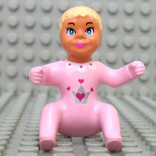 Belville Figure Baby, Light Yellow Hair, Crown Print