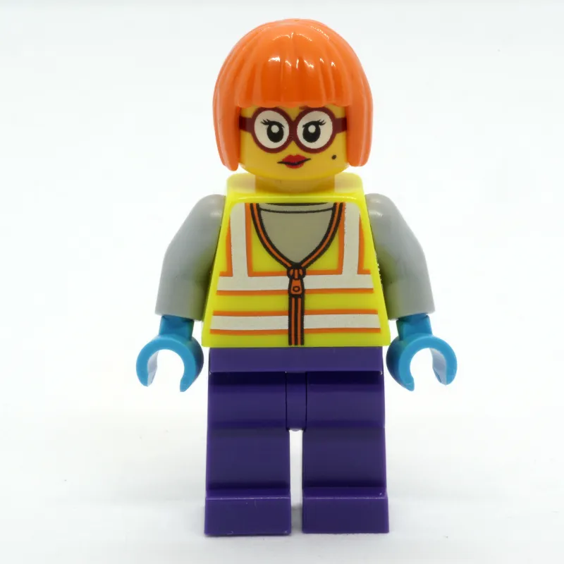 Shirley Keeper, Vibrant Yellow Safety Vest