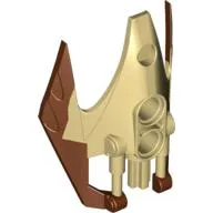 Large Figure Shoulder Cover, Armour, Vorox with Marbled Reddish Brown Pattern