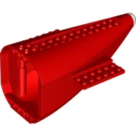 Aircraft Fuselage Curved Aft Section with Red Base