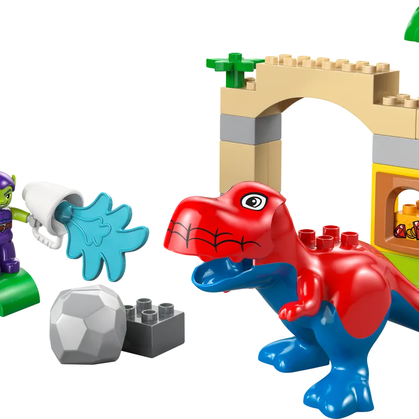 Dinosaur Spidey-Rex vs. Green Goblin