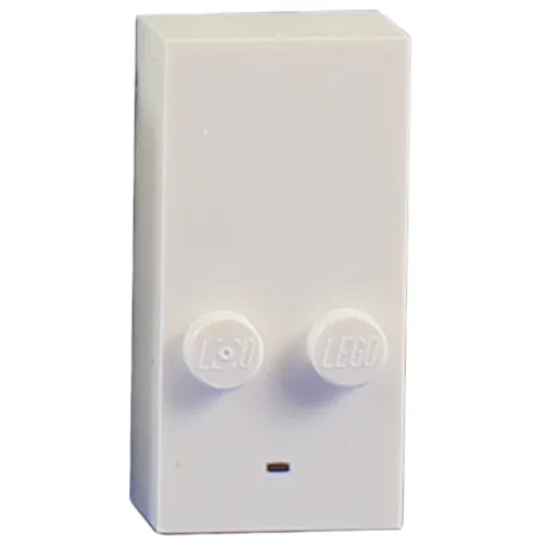 Braille Brick 2 x 4 with 2 Studs ⠤ and '-' Print