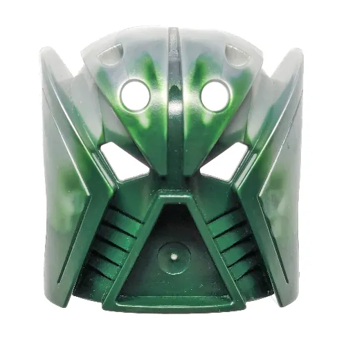 Large Figure Mask Matatu with Marbled Pearl Light Gray Pattern (Orkahm)