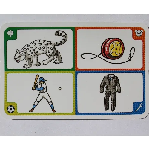 Game Card, Creationary, 116 Snow Leopard