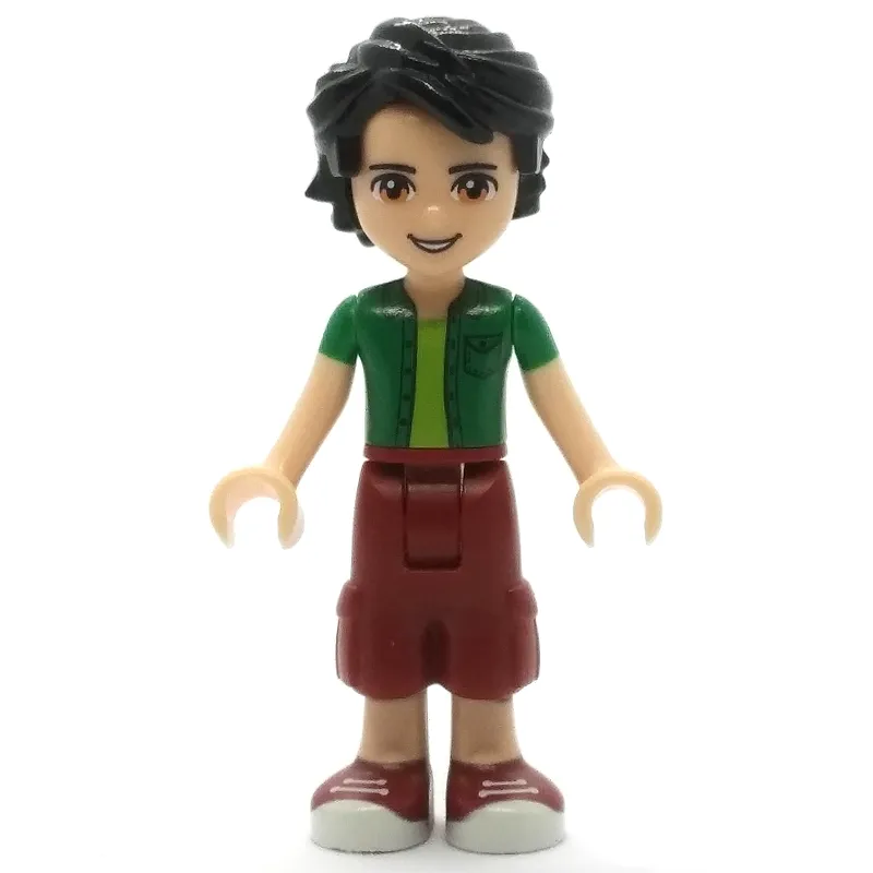 Oliver - Green Jacket, Dark Red Trousers