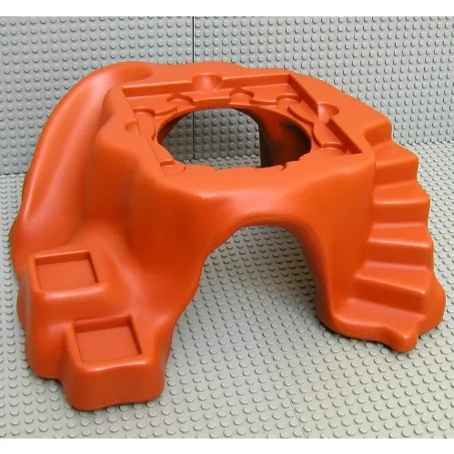 Duplo Baseplate Raised 18 x 19 x 6, with Large Top Hole, and No Studs