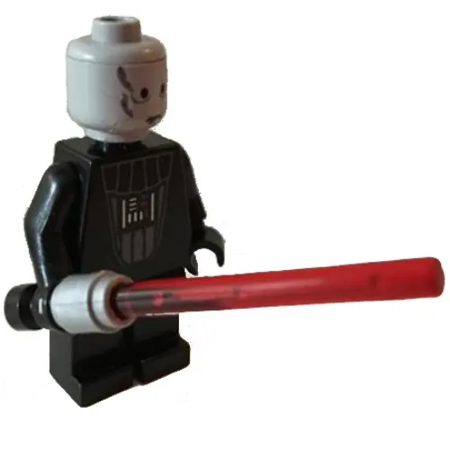 Minifig Complete Assembly, Darth Vader with Light-Up Lightsaber