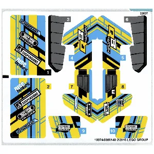 Sticker Sheet for Set 42034-1