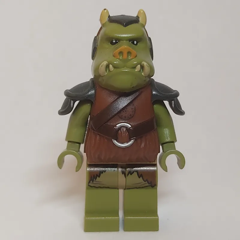 Gamorrean Guard, Printed Head, Olive Green Hands