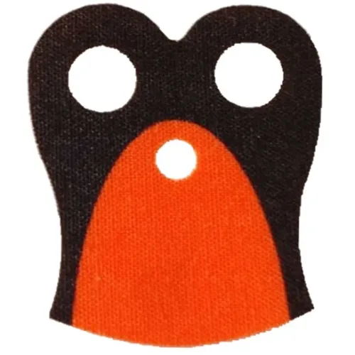 Neckwear Cape, Pauldron with Black Neck Print