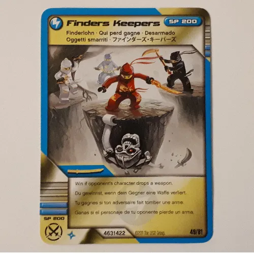Trading Card, Ninjago Deck #1: 49 - Finders Keepers - International Version