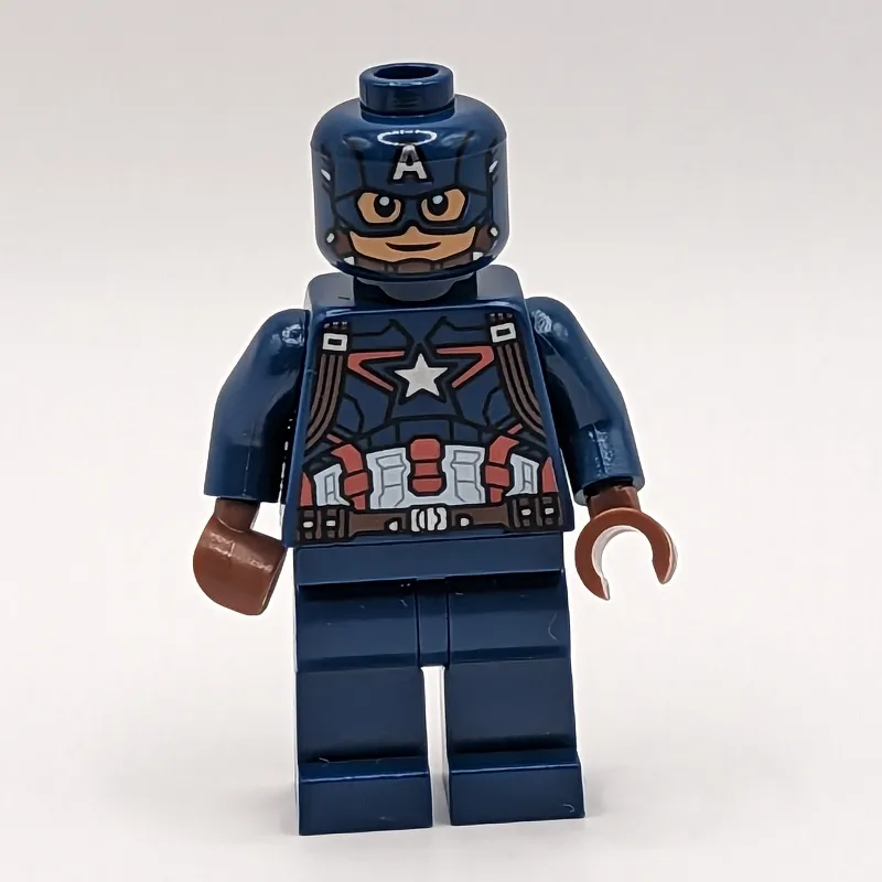 Captain America with Dark Blue Suit and Mask