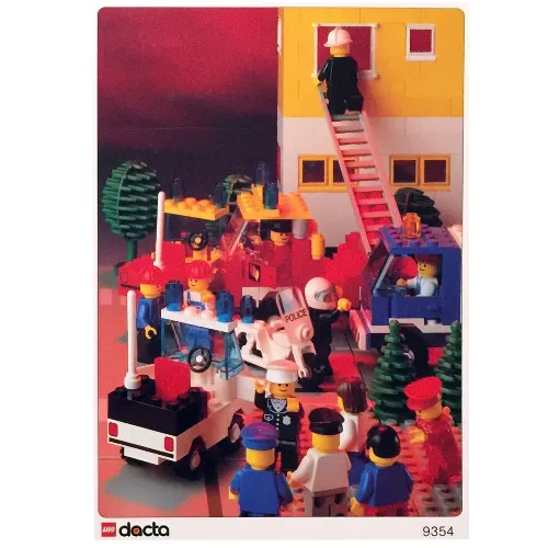 Activity Sheet, for Set 9354 - Fire Brigade and Police