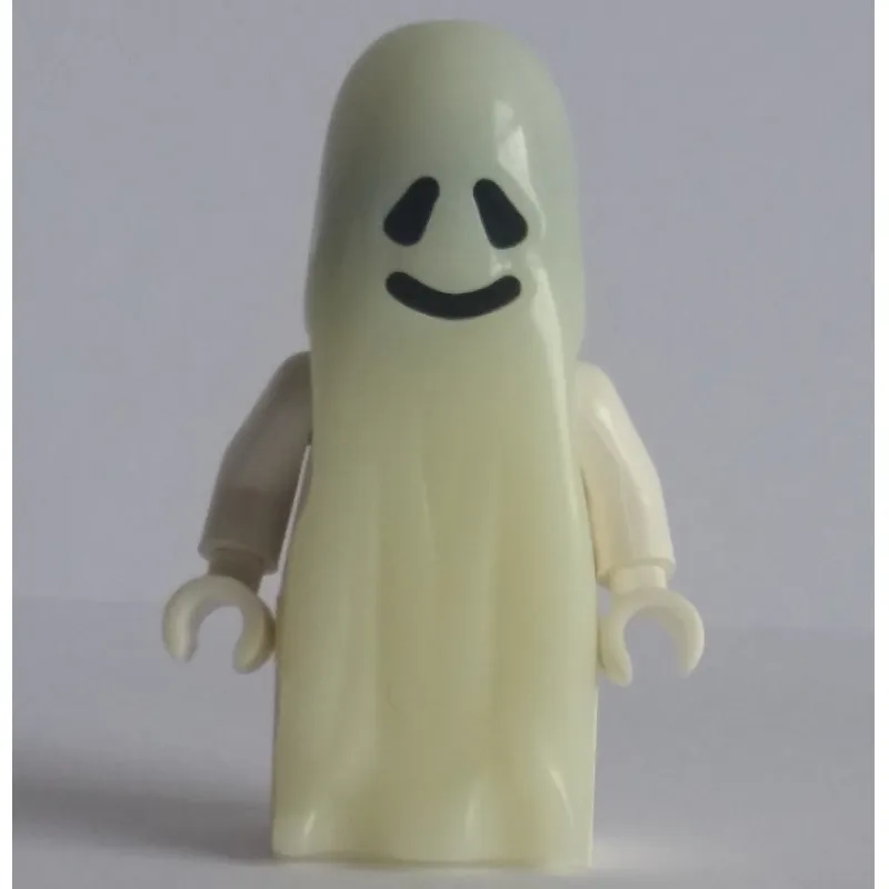 Ghost - Glow in the Dark, Brick Built Legs, 3626b