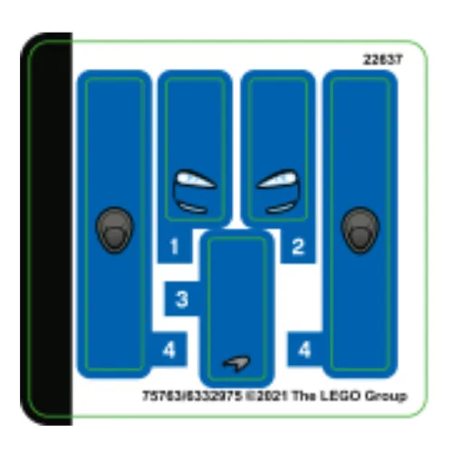 Sticker Sheet for Set 30343-1