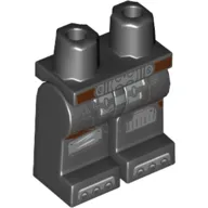 Hips and Black Legs with Belt with Grey Belt Buckle, Armor Plating, Steel Toes