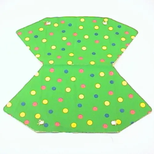 Belville, Tent Cover with Blue, Yellow and Pink Spots Print