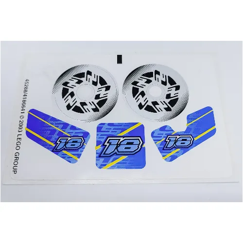 Sticker Sheet for Set 8370-1