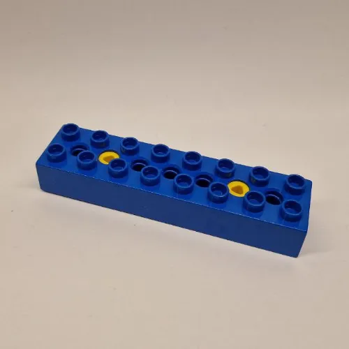 Duplo Toolo Brick 2 x 8 with 2 Screws in Holes 2 and 6