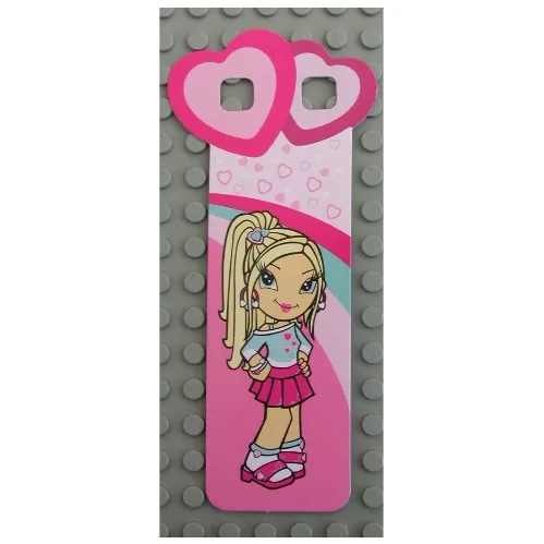 Clikits Bookmark, 'Heart' Print