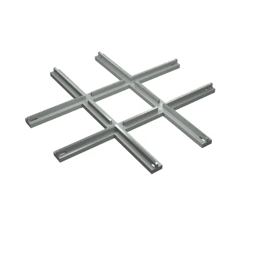 Train Track 4.5V Crossing, Slotted Rail