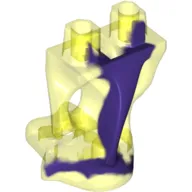 Lower Body, Ghost with Marbled Dark Purple Pattern