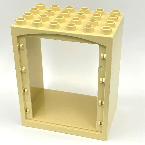 Duplo Door Frame / Entryway with Double Doorway and 4 x 6 Studs on Top
