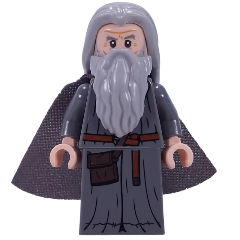 Gandalf the Grey, Light Bluish Grey Hair, Cape