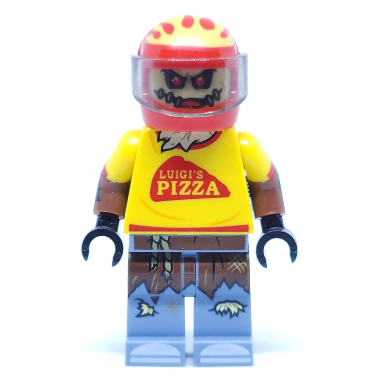 Scarecrow in Pizza Delivery Outfit