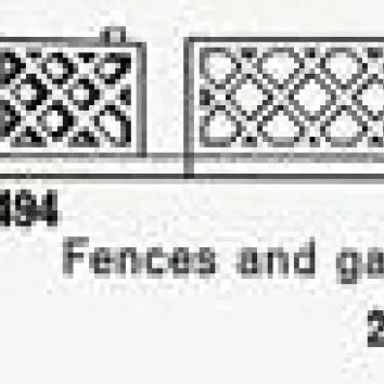 Gates and Fence, White (The Building Toy)