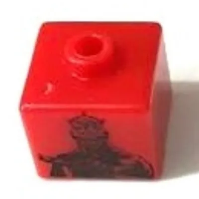 Pen Bead, Square with Darth Maul, Obi-Wan Kenobi Print