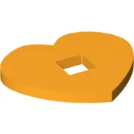 Felt Heart Large with Square Hole