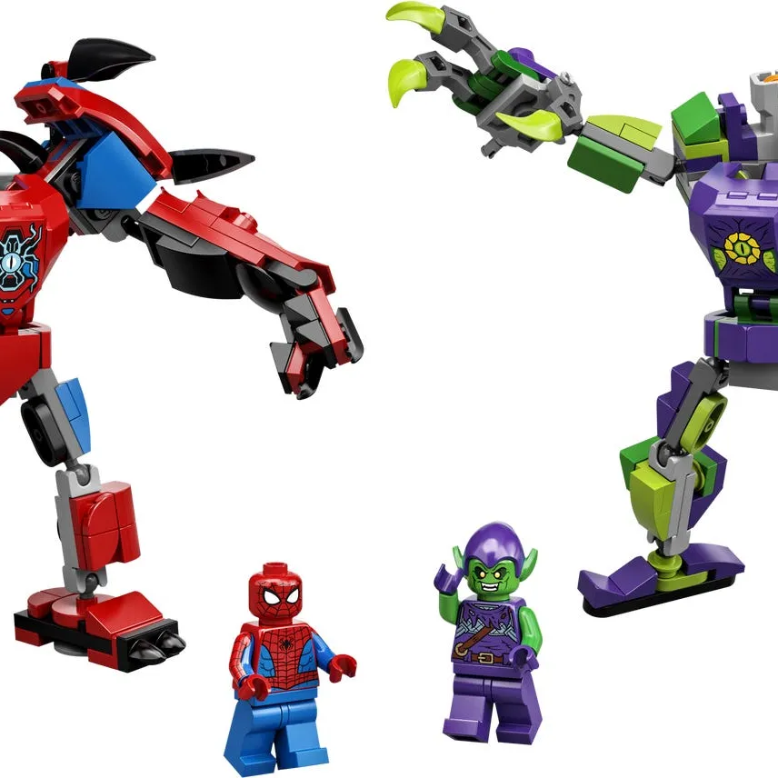 Spider-Man & Green Goblin Mech Battle