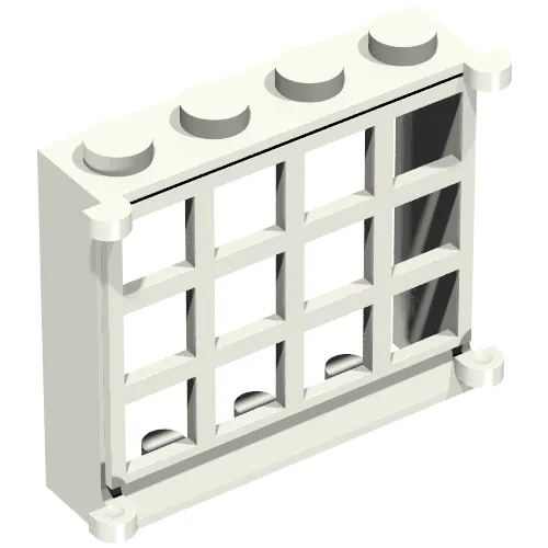 Minitalia Window 1 x 4 x 3 with 12 Panes